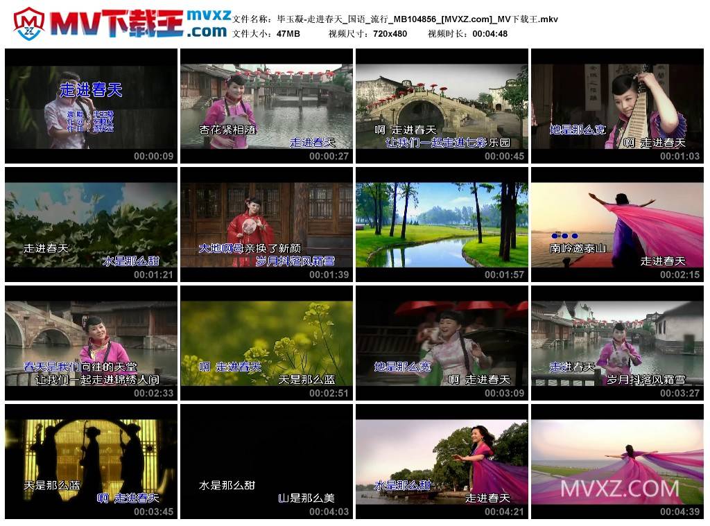 毕玉凝-走进春天_国语_流行_MB104856
